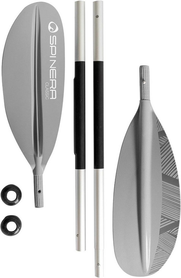 Spinera Spinera Kayak Paddle Classic grey Alu 4-teilig 230cm Kajakpaddel SUP-Paddel