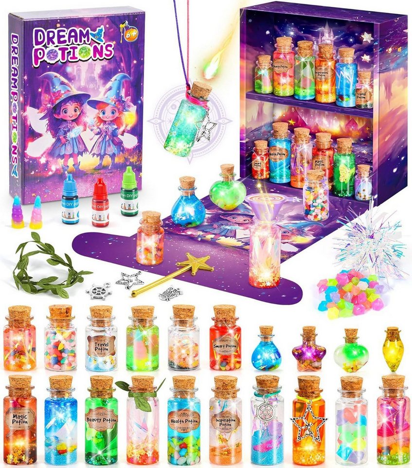 Ophy Kreativset Zaubertrank Bastelset (6–11 Jahre), (1-tlg., Kreatives Spielzeug zum Mischen von Zaubertränken), Ideales Geschenk für Mädchen & Jungen Bild 4