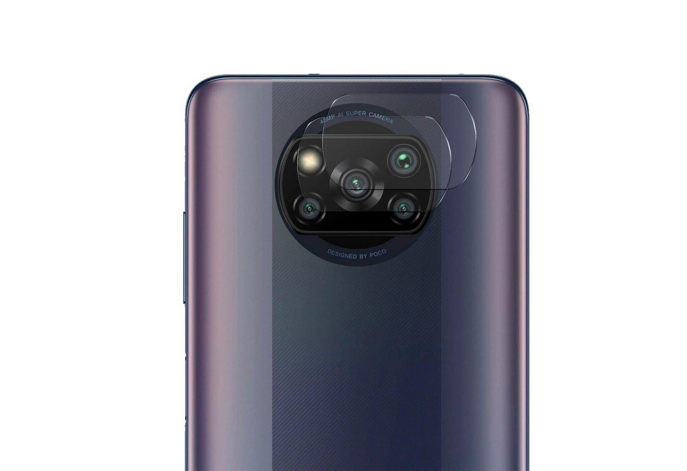 CoolGadget Schutzfolie Panzerfolie für Poco X3 / X3 Pro, (Spar-Set 4in1, 2x Displayschutz, 2x Kameraschutz), Panzerglas Schutzfolie für Xiaomi Poco X3 / X3 Pro Folie Bild 5
