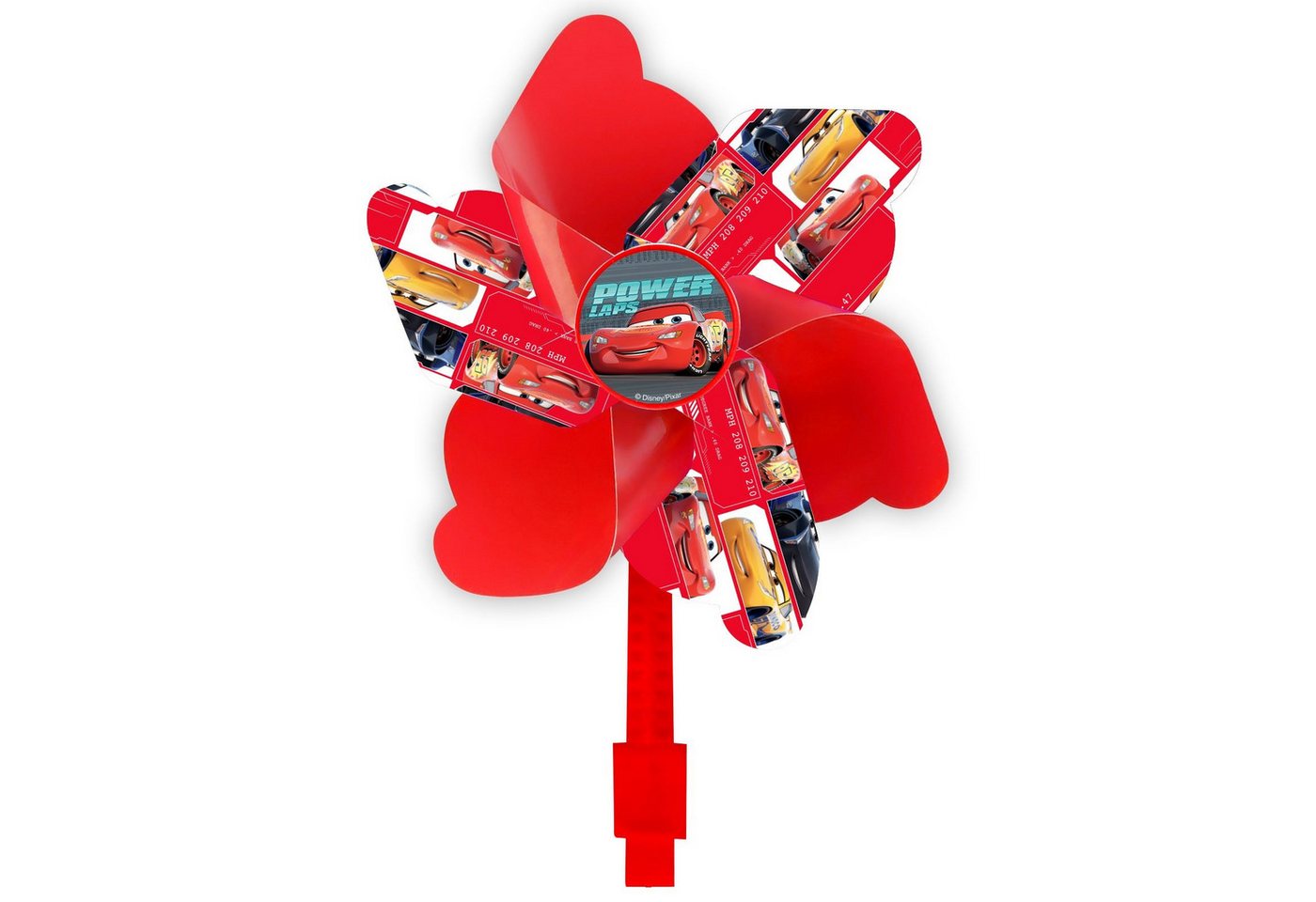 Cars Windspiel Windmühle für Fahrräder Bunt und Spaßig für kleine Fans