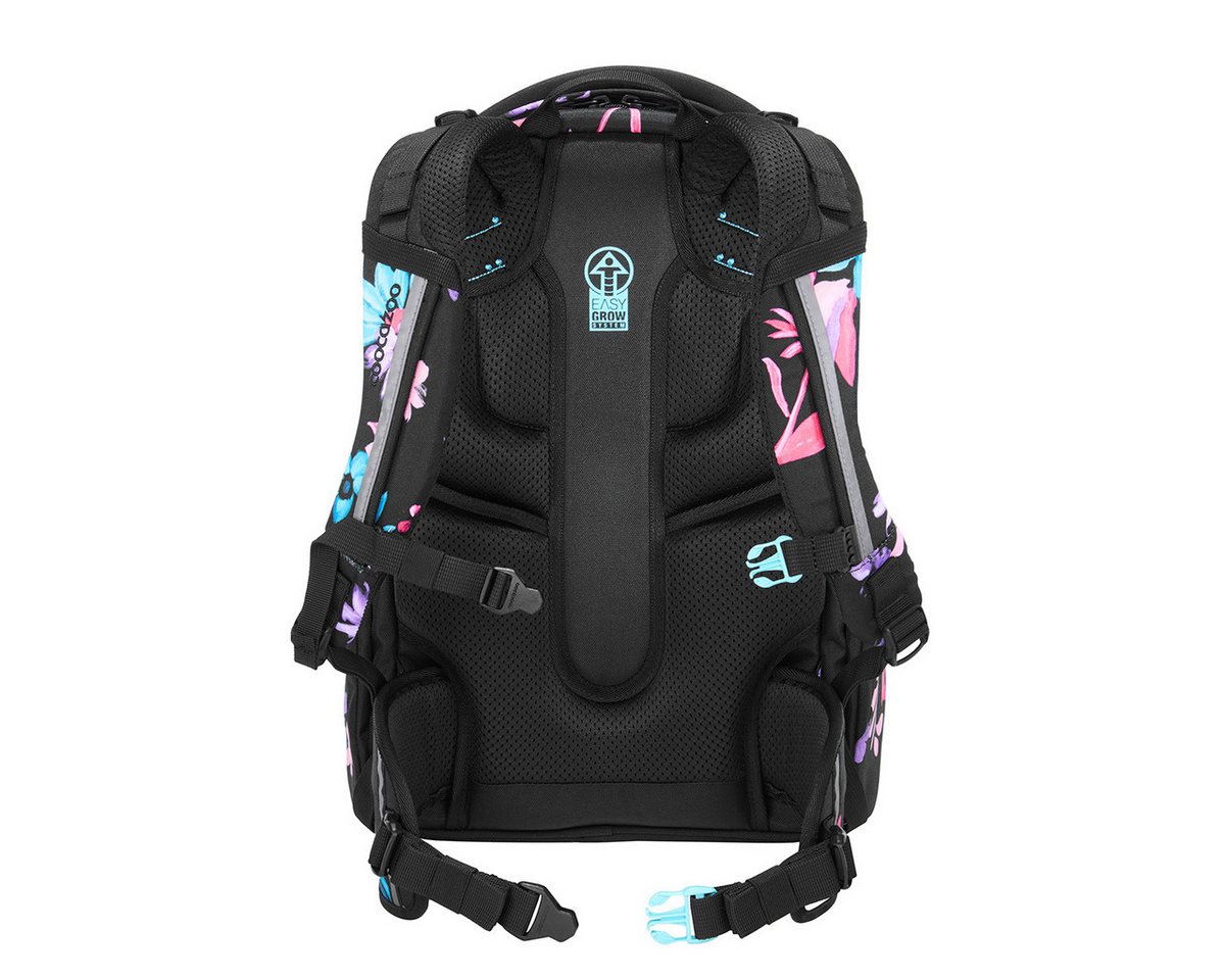coocazoo Schulranzen Schulrucksack-Set MATE Floral Artnight 2-teilig (2-teilig), ergonomisch, Körpergröße: 135 - 180 cm, Easy-Grow-System Bild 5