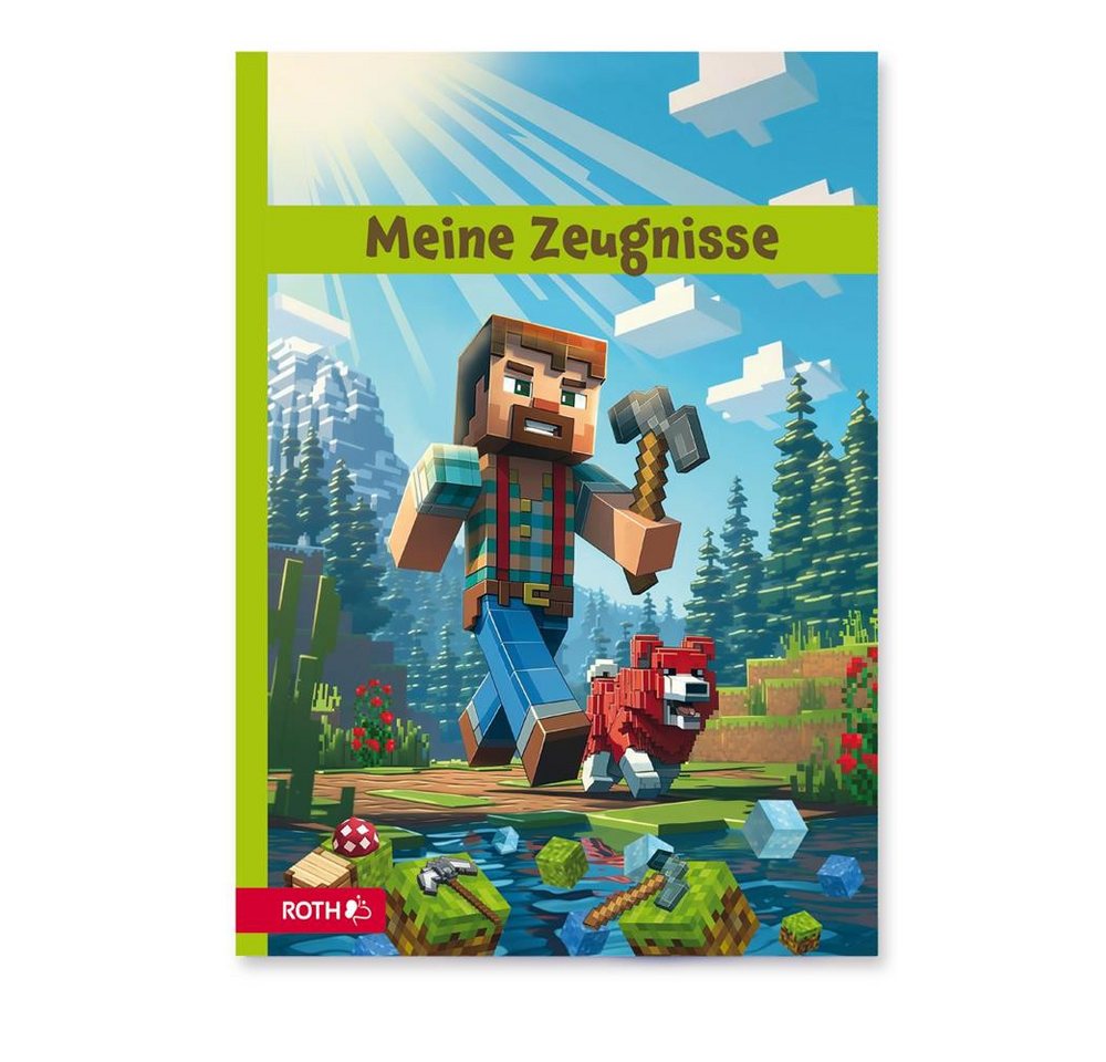Roth Organisationsmappe Zeugnismappe Block Game, mit 10 A4 Klarsichthüllen Bild 3