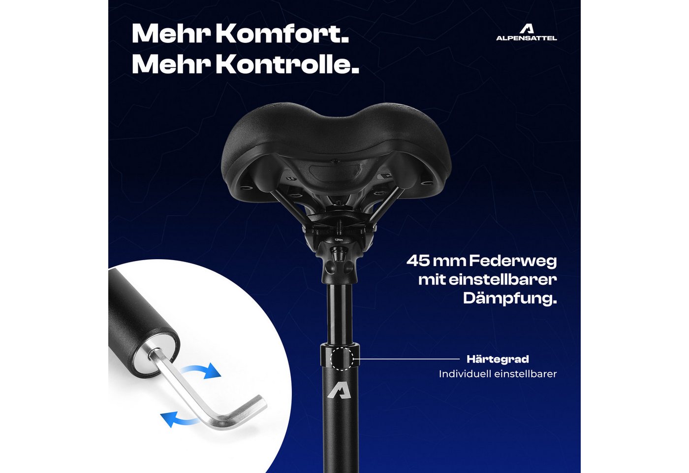 Alpensattel Federsattelstütze Sattelstütze Bild 5