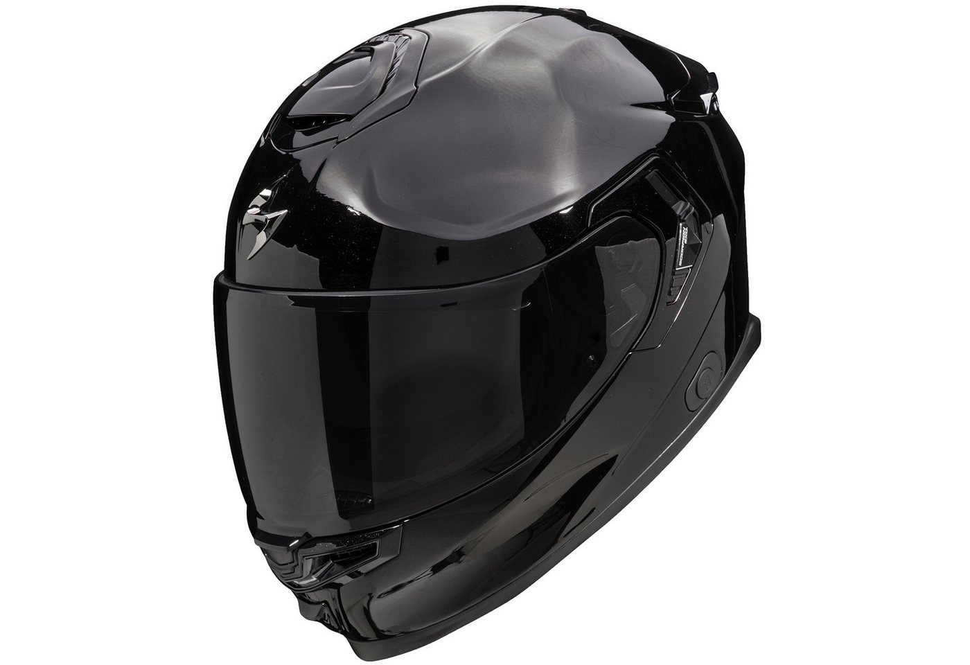 Scorpion Exo Motorradhelm Scorpion Exo-GT SP Air Solid Metal Integralhelm Schwarz (1er Set), integralhelm motorrad