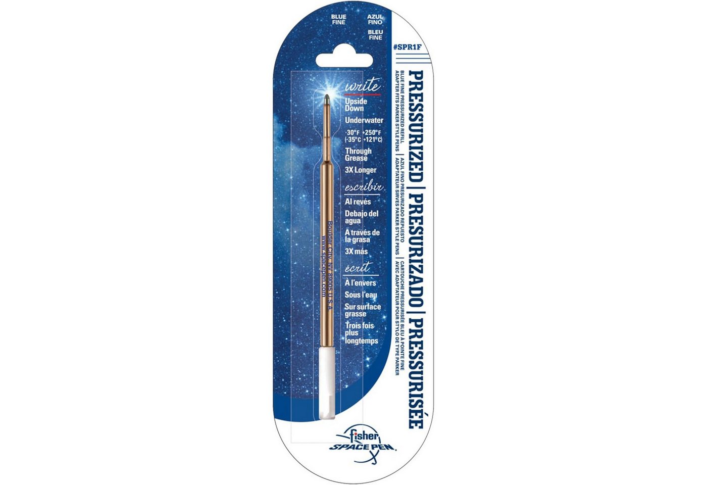 Fisher Space Pen Kugelschreibermine Fisher Space Pen Kugelschreibermine Stärke F Schreibfarbe blau #SPR1F Bild 2