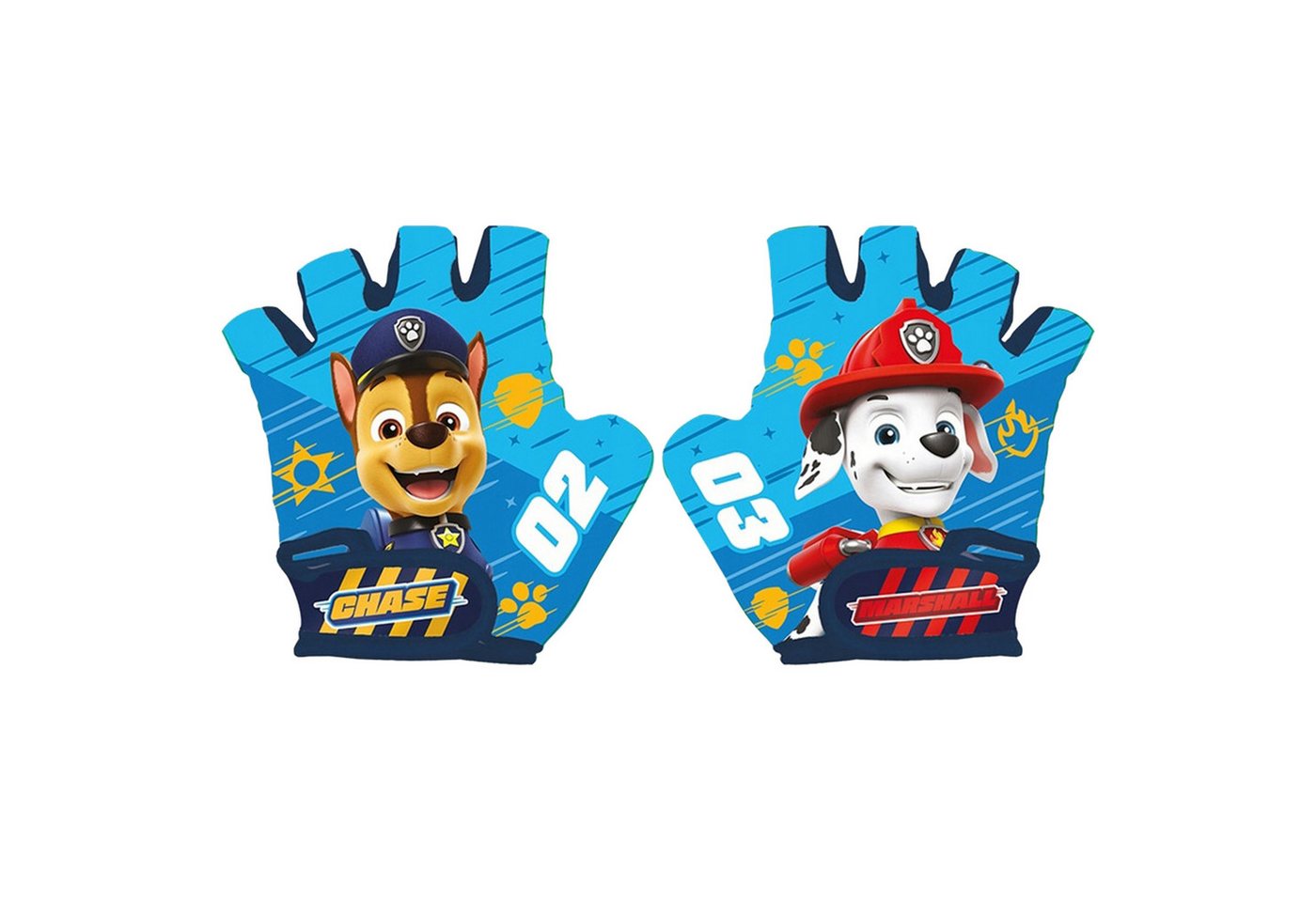 PAW PATROL Fahrradhandschuhe Paw Patrol Chase und Marshall Kinder Fahrrad-Handschuhe,für Jungen Bild 3