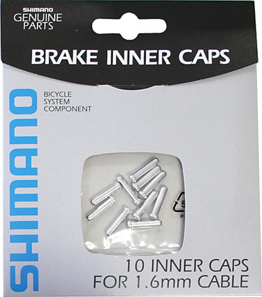 Shimano Bremszug SHIMANO 10 Stück. Endkappe Bremszug 1,6 mm Endkappe - 1,6 mm Bild 2