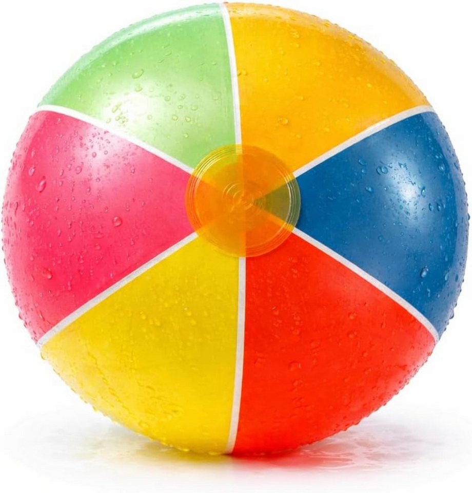 TK Gruppe Wasserball XXL Aufblasbarer Pool Ball Ø 55 cm – Wasserball & Schwimmball (1-St) Bild 2