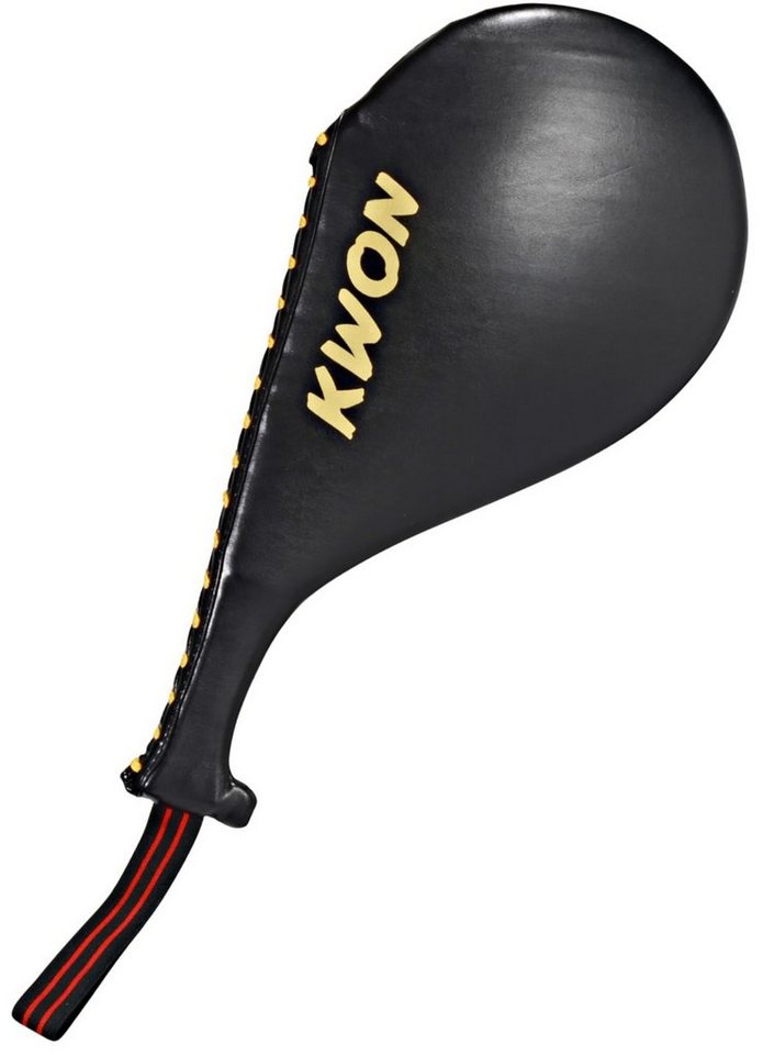 KWON Schlagpolster Single Hand Mitt Schlagkissen Taekwondo Pratze Schlagmitt, 43cm, TKD, Kampfsport, mit Handschlaufe, Schlagpratze, Profi Bild 3