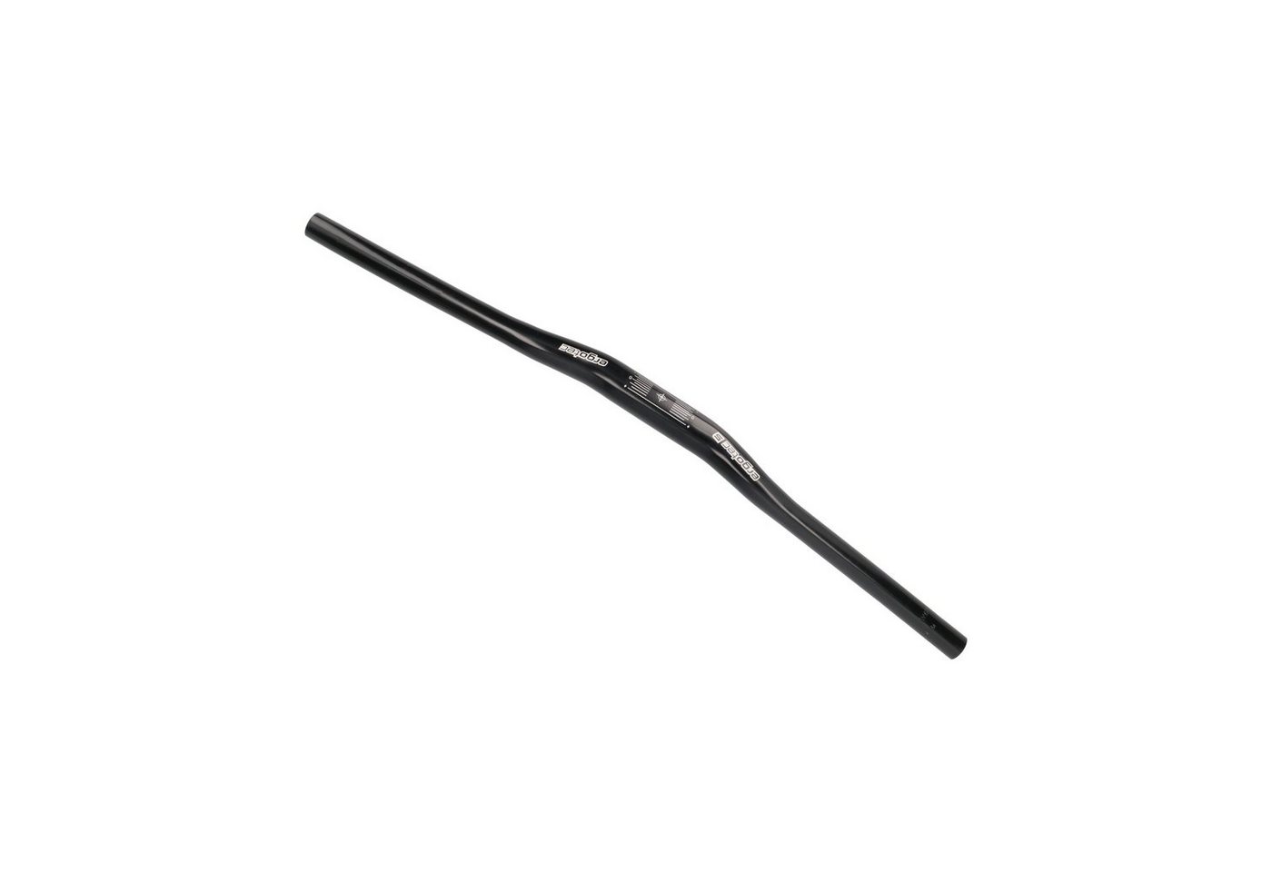 Ergotec Fahrradlenker Lenker Low Riser 31 8 schwarz eloxiert 620 180 6 9 5 Bild 3