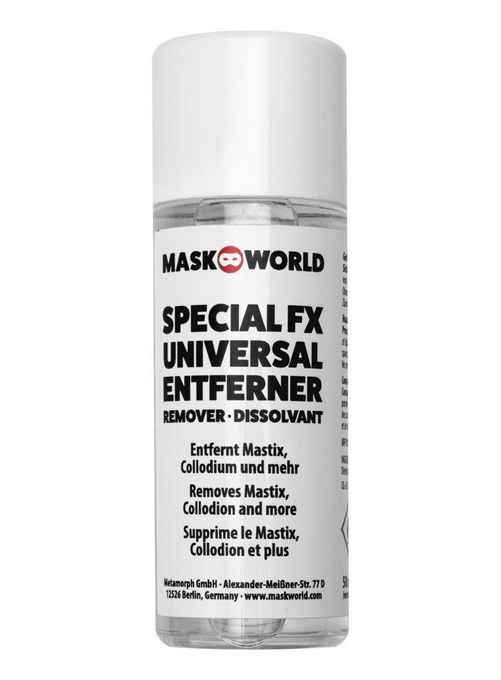 Maskworld Theaterschminke SFX Universal Entferner 50 ml, Entfernt Collodium, Mastix und mehr Bild 2