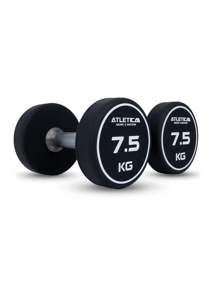 ATLETICA Kurzhantel Polyurethan Rundhanteln Paar, 2,5 kg - 40 kg, Extrem robust Bild 3