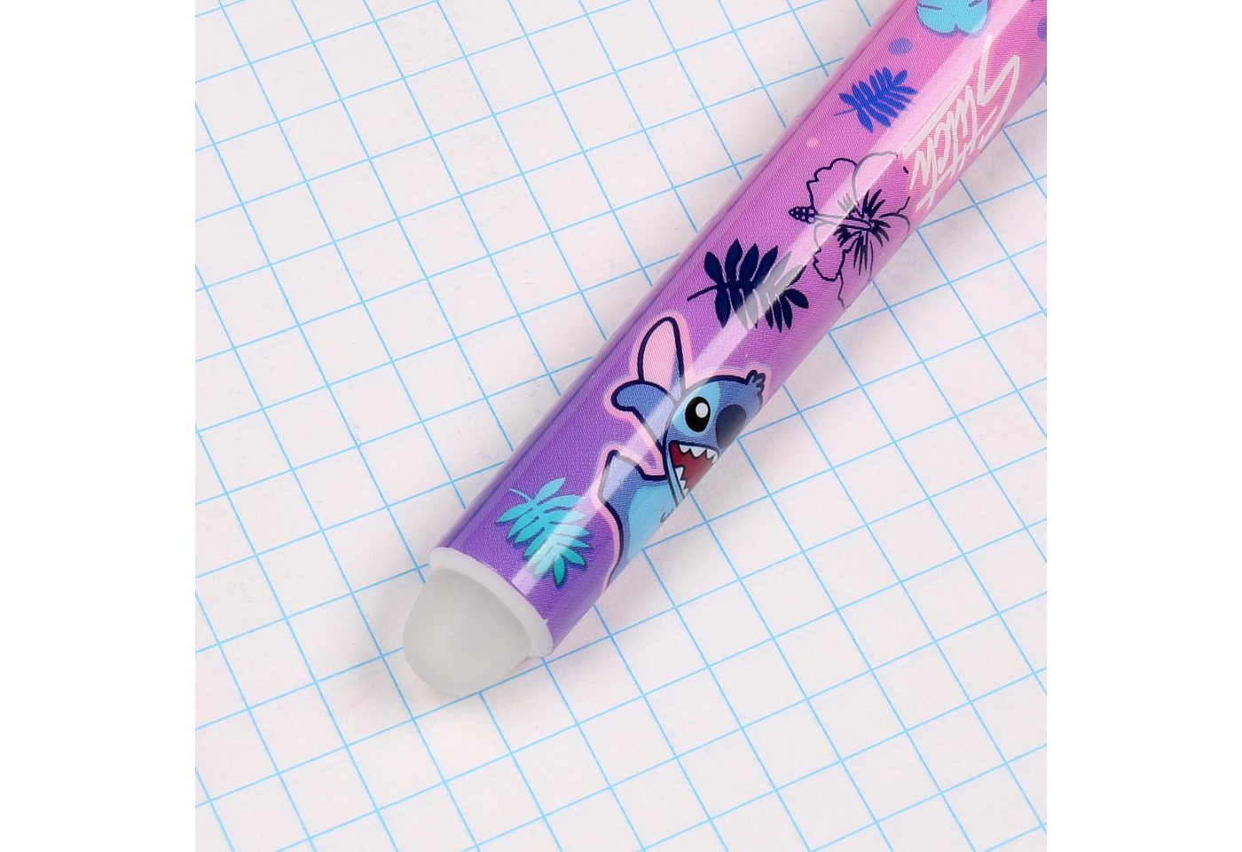 Disney Kugelschreiber DISNEY Stitch Radierbarer Stift, Kugelschreiber, blaue Tinte, löschbar Bild 2