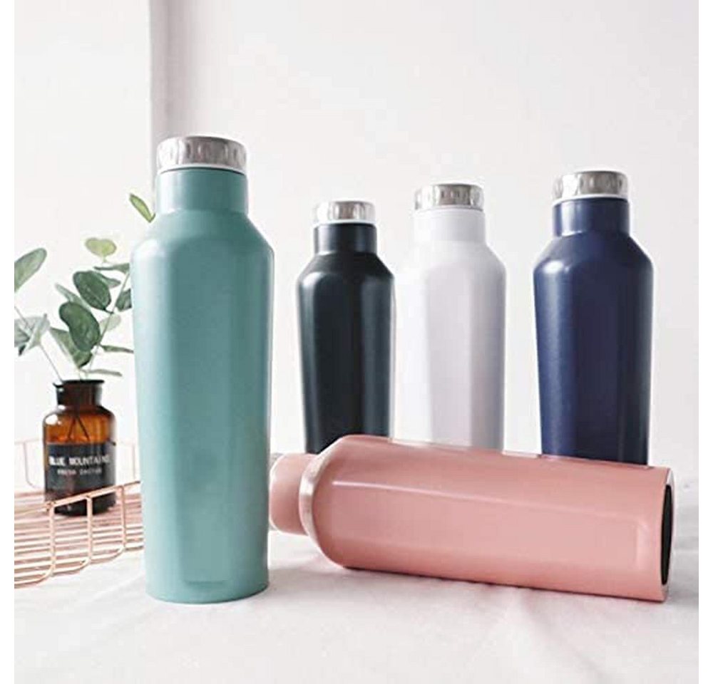 BOHORIA Isolierflasche BOHORIA® Premium Isolierte Edelstahl Trink-Flasche 500ml, Edelstahl Bild 5