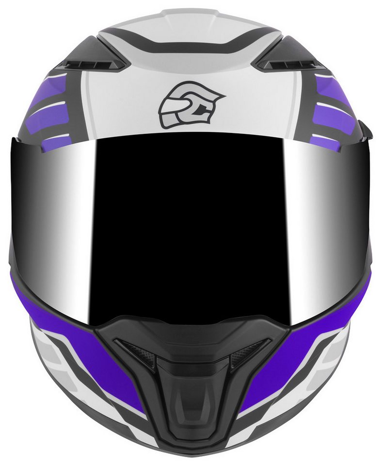 FC-Moto Motorradhelm FF130SV Cavion Helm, vorbereitet für Pinlockscheibe,herausnehmbares Innenfutter,integr