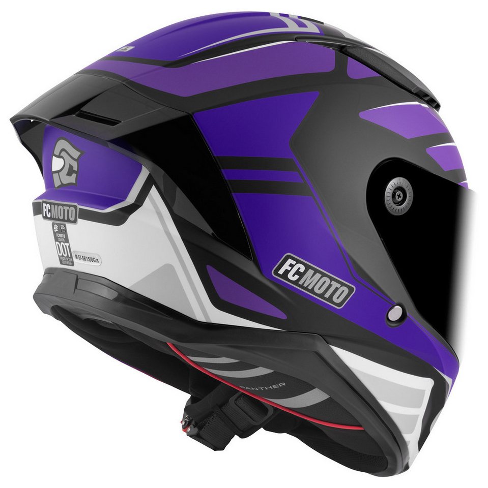 FC-Moto Motorradhelm FF130SV Cavion Helm, vorbereitet für Pinlockscheibe,herausnehmbares Innenfutter,integr Bild 2