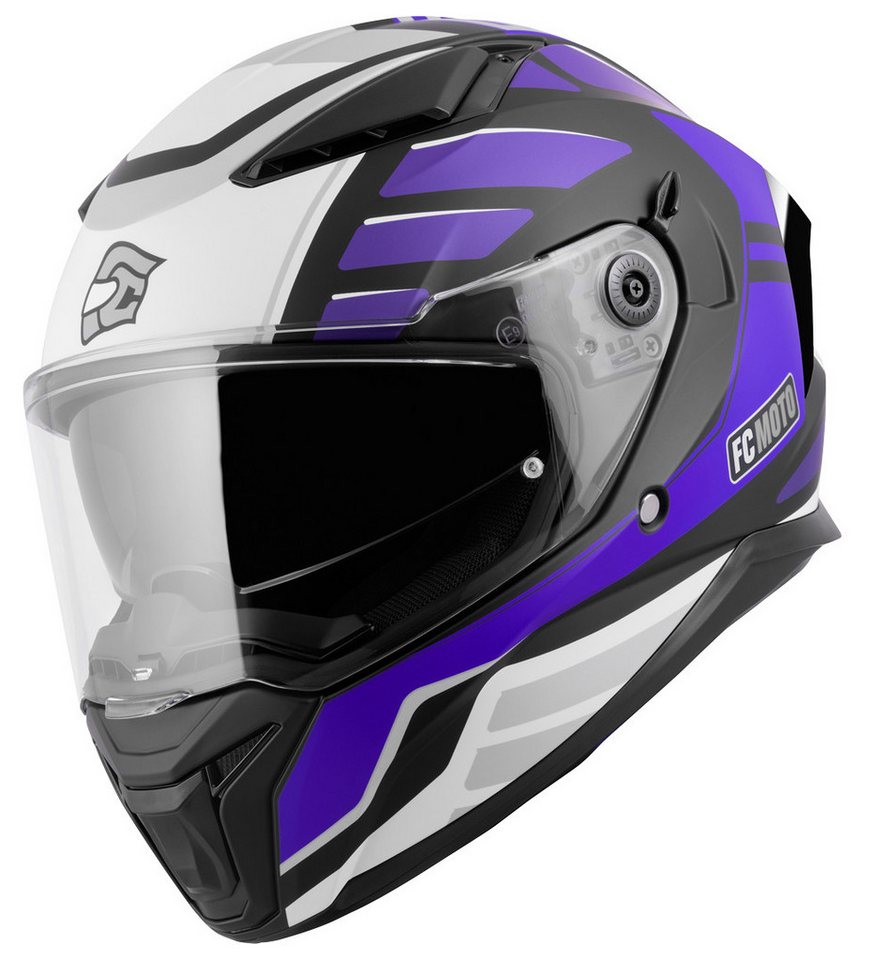 FC-Moto Motorradhelm FF130SV Cavion Helm, vorbereitet für Pinlockscheibe,herausnehmbares Innenfutter,integr Bild 3