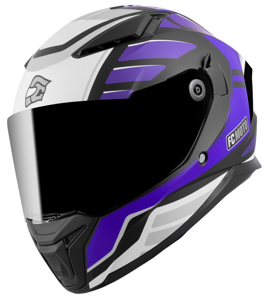 FC-Moto Motorradhelm FF130SV Cavion Helm, vorbereitet für Pinlockscheibe,herausnehmbares Innenfutter,integr Bild 4