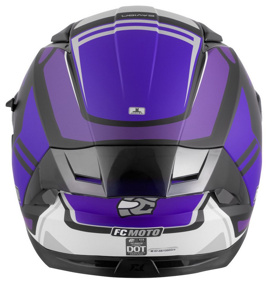 FC-Moto Motorradhelm FF130SV Cavion Helm, vorbereitet für Pinlockscheibe,herausnehmbares Innenfutter,integr Bild 5