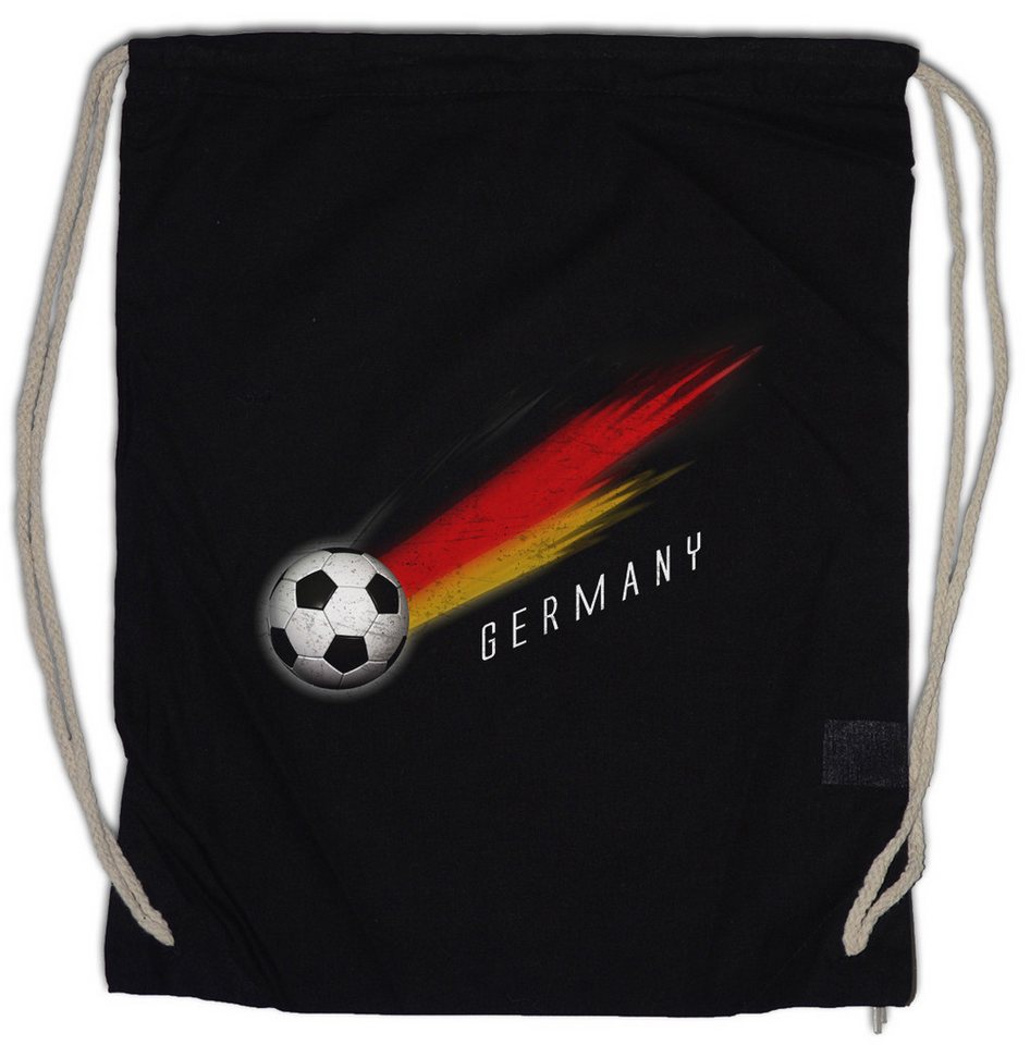 Urban Backwoods Turnbeutel Germany Football Comet I Turnbeutel Deutsch Deutschland German Fahne (1-tlg), Fußball Deutsche Fussball Komet Bild 2