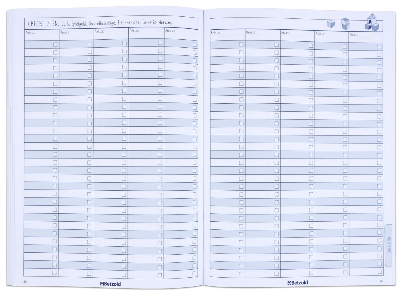 Betzold Lehrerkalender Kita-Gruppentagebuch Bild 3