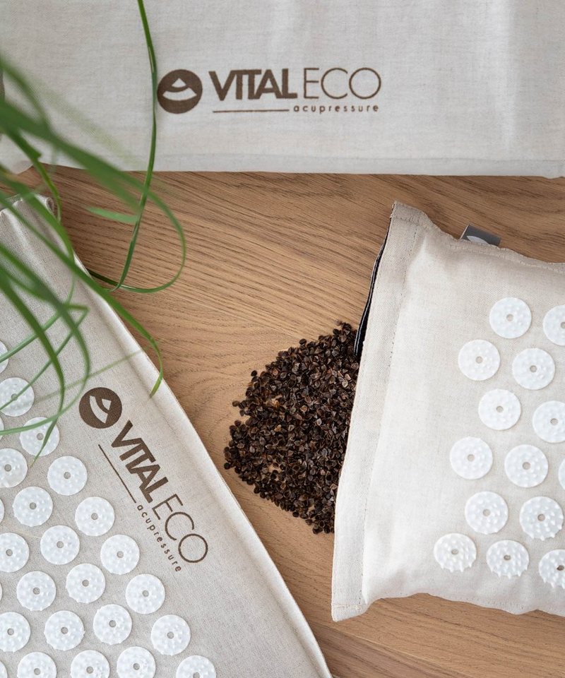 bodhi Akupressurmatte VITAL ECO Akupressurmatte & Kissen Set