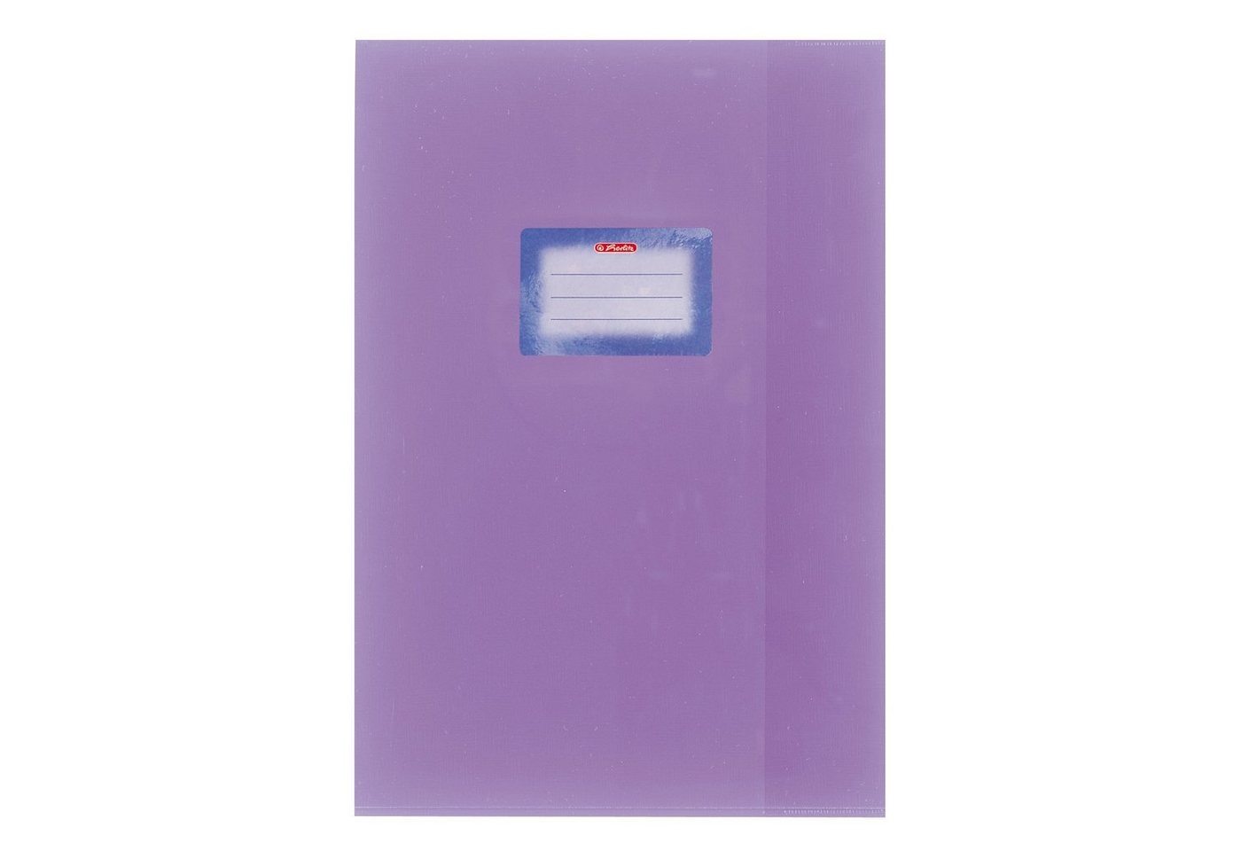 Herlitz Schulheft Herlitz Heftumschlag / Hefthülle DIN A4 / Baststruktur / Farbe: violet