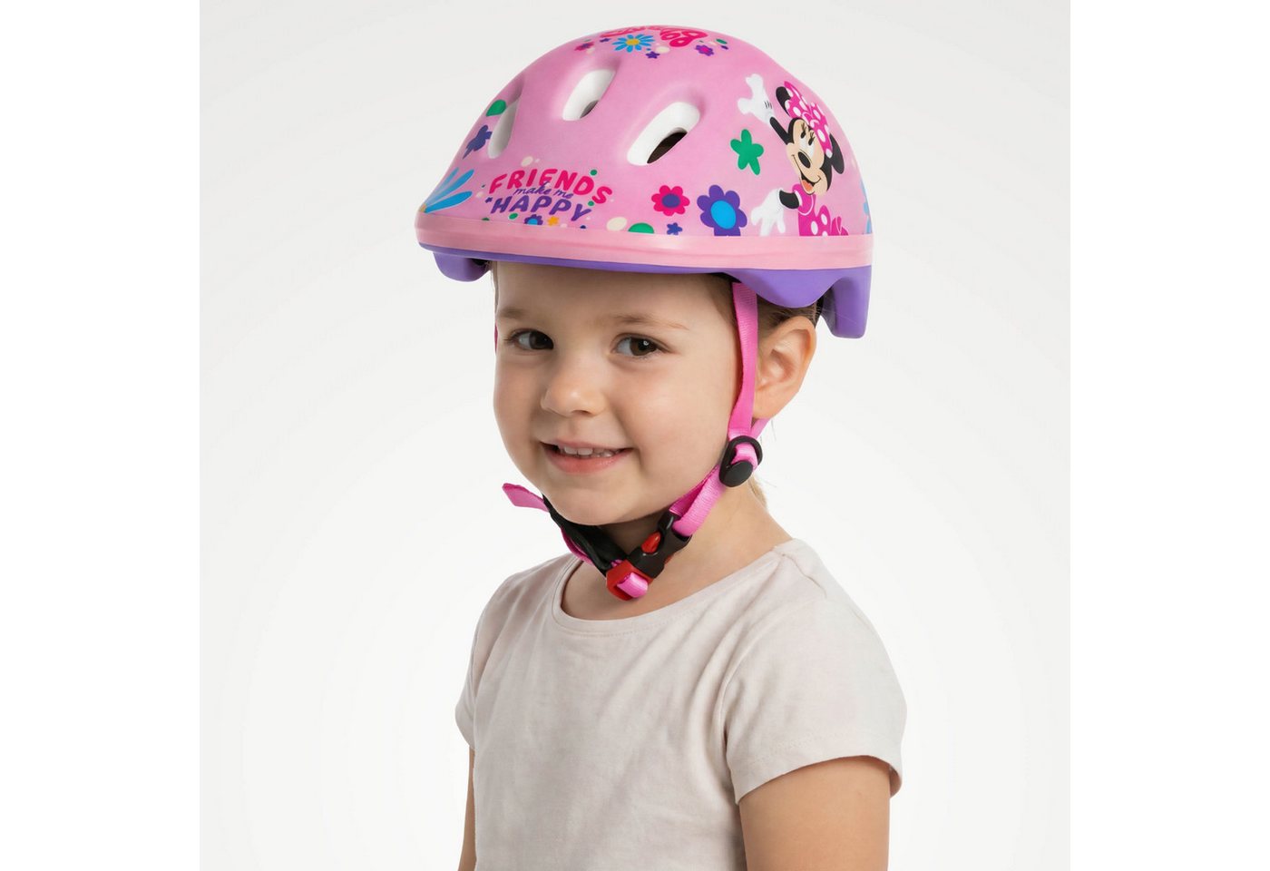 Disney Minnie Mouse Kinderfahrradhelm DISNEY Minnie Mouse Kinder Fahrradhelm, verstellbar, 44–48 cm Bild 2