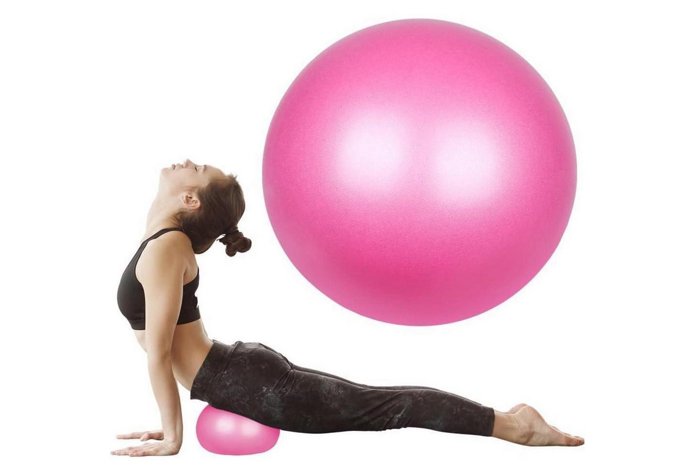 LuxusKollektion Gymnastikball Gymnastikball Pilatesball Yoga Balance Physiotherapie 3 25cm Rosa Bild 5
