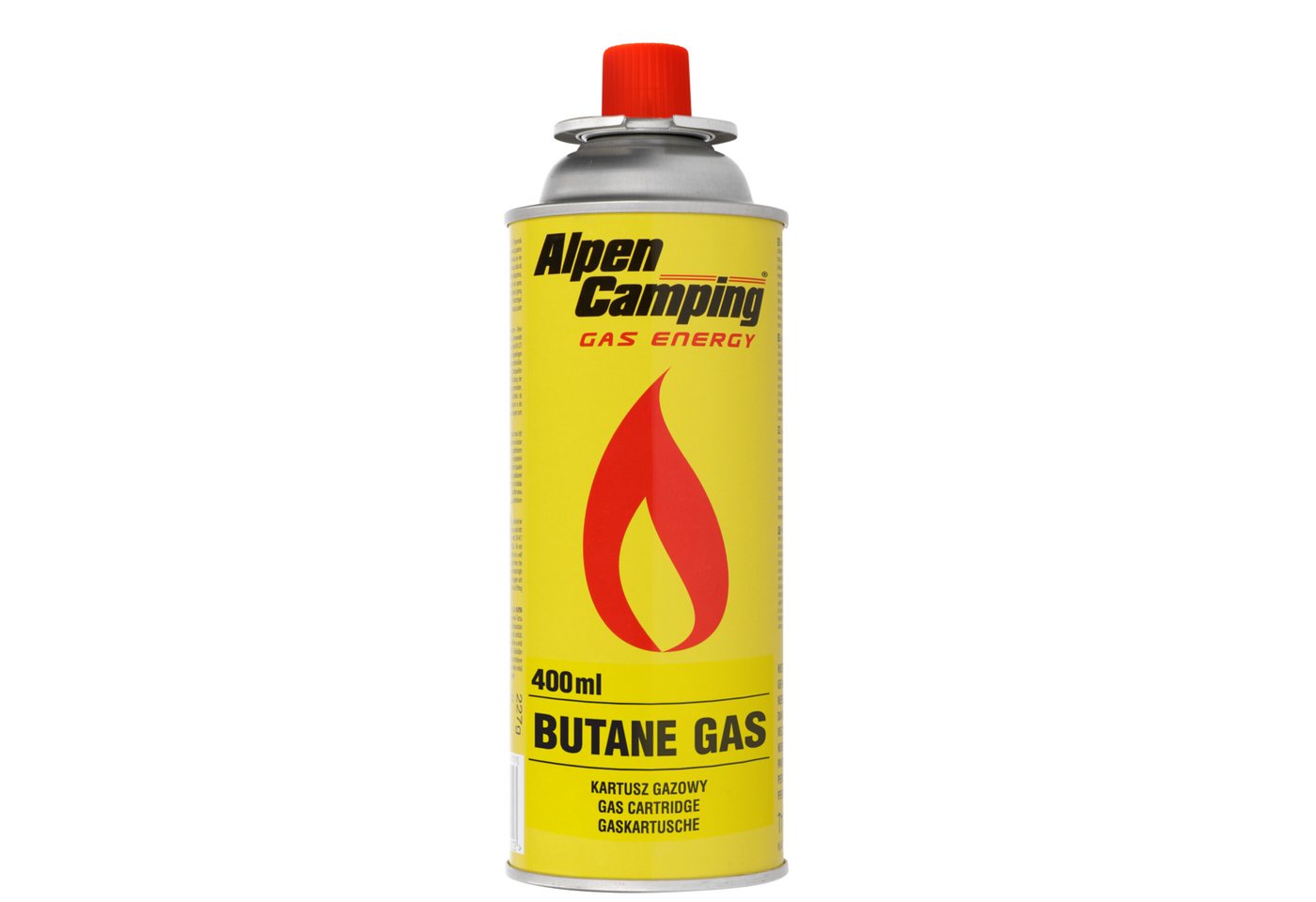 Alpen Camping Gaskartusche 227g Butan MSF-1a 400 ml für, 24 St.