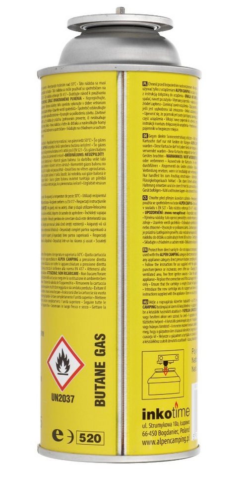 Alpen Camping Gaskartusche 227g Butan MSF-1a 400 ml für, 24 St. Bild 4
