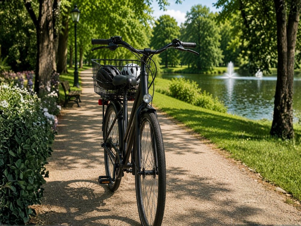 VERK GROUP Fahrradkorb Fahrradkorb hinten Gepäckträger Metallkorb Schwarz 38×31×25 cm (1-tlg), Integrierter Reflektor, Befestigungsgurt inklusive