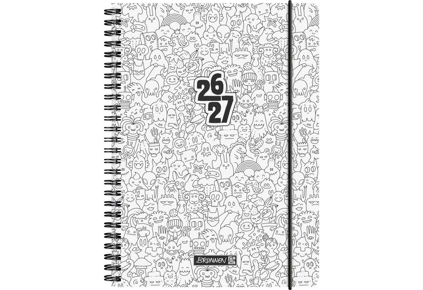 Baier & Schneider Schülerkalender Schülerkalender 2026/2027 "ZENart", A5, Kunststoff Bild 2