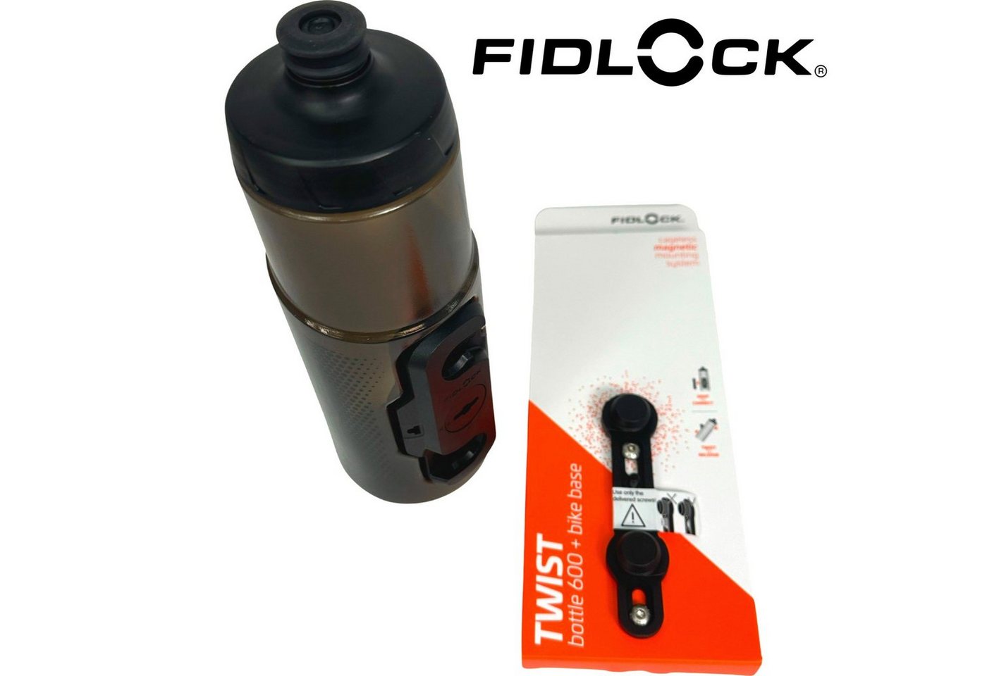 Fidlock Fahrrad-Flaschenhalter Fidlock Trinkflasche 600ml Komplettset Standardrahmen M5 Befestigung Bild 3
