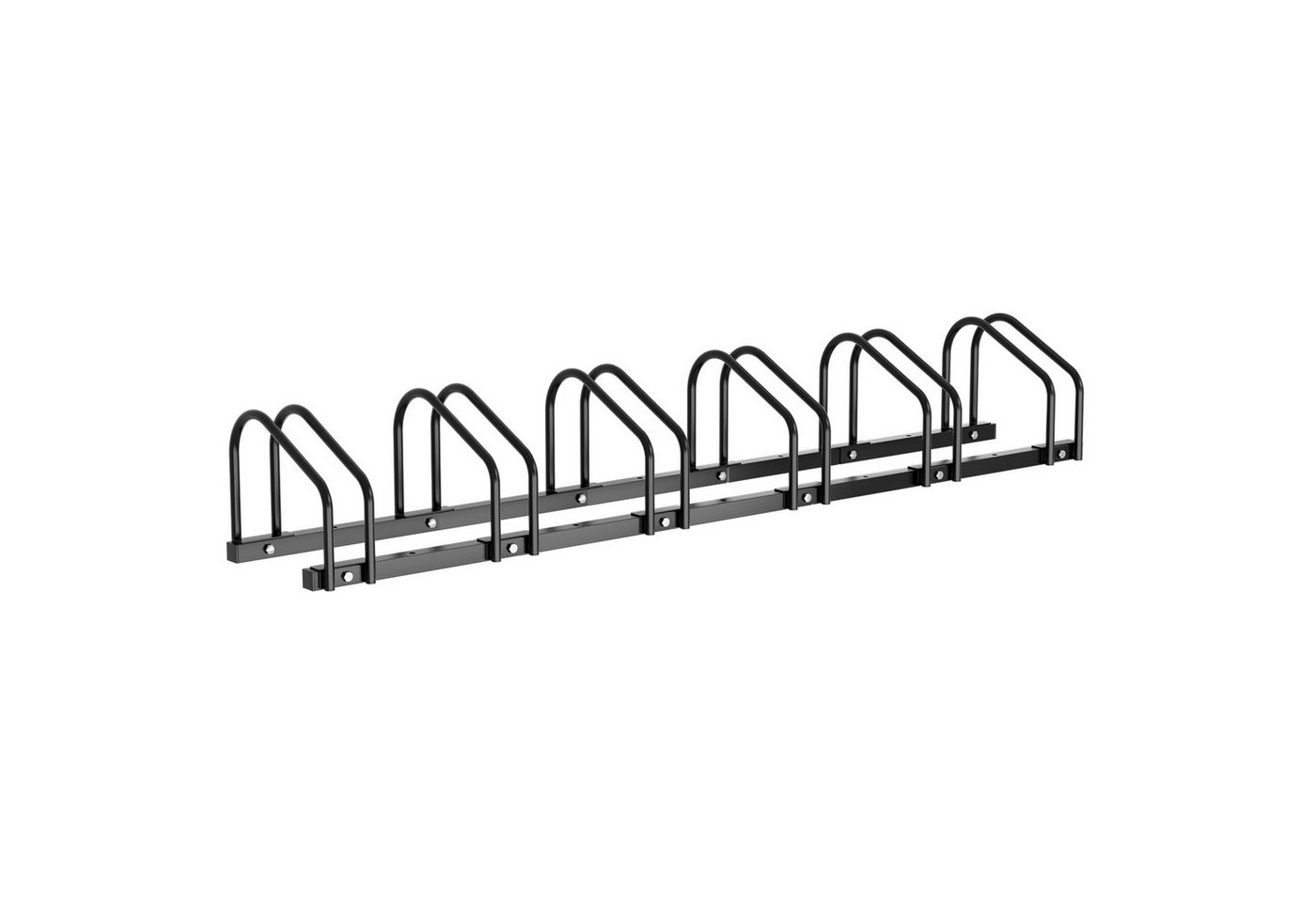 Clanmacy Fahrradständer Radständer Boden- und Wandmontage, aus Verzinkter Stahl, Verwendbare Reifenbreite: 3,5-5,5 cm