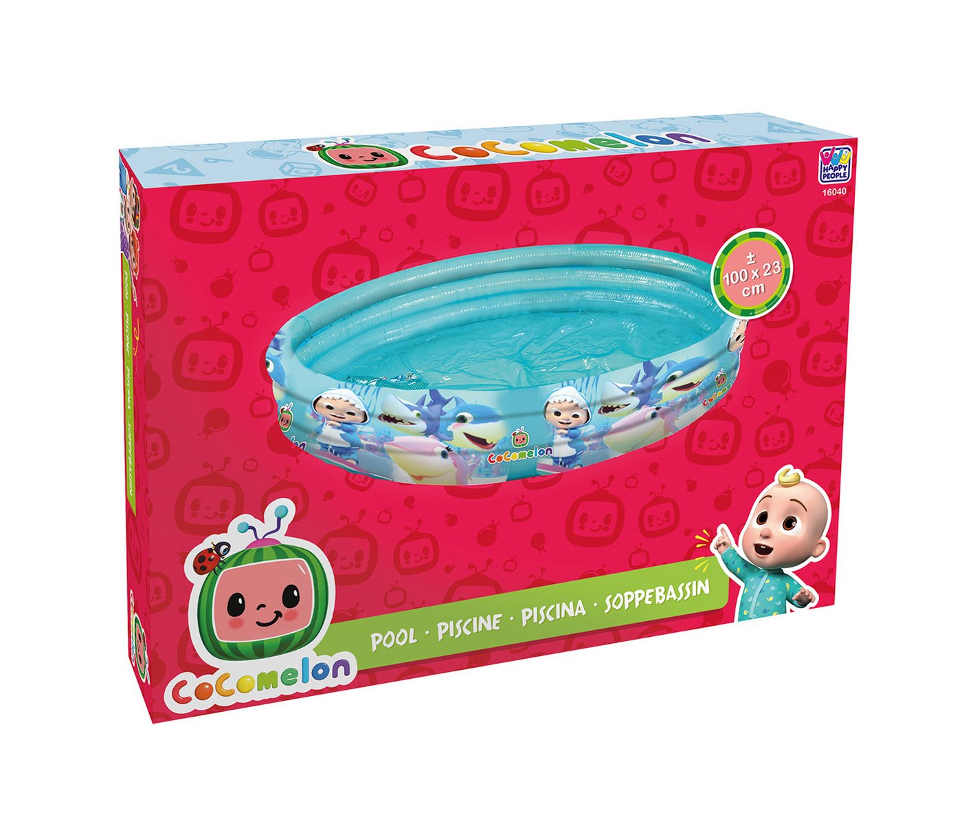 Happy People Planschbecken Cocomelon 2-Ring-Pool (100x23cm) Bild 2