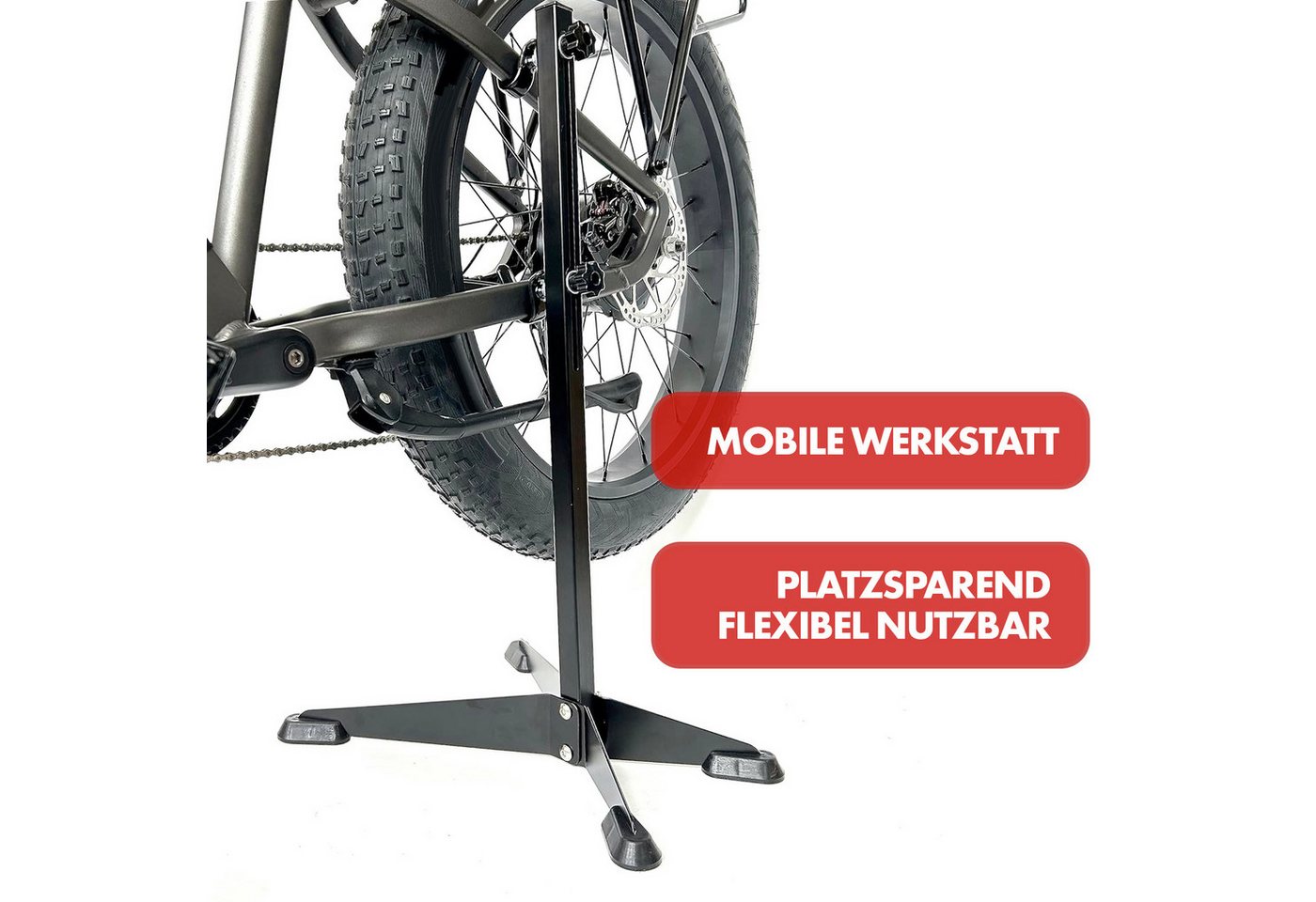 Kubus Fahrradständer Sidius, Robuster und Anpassbarer Fahrrad-Parkständer, Stabiler Halt