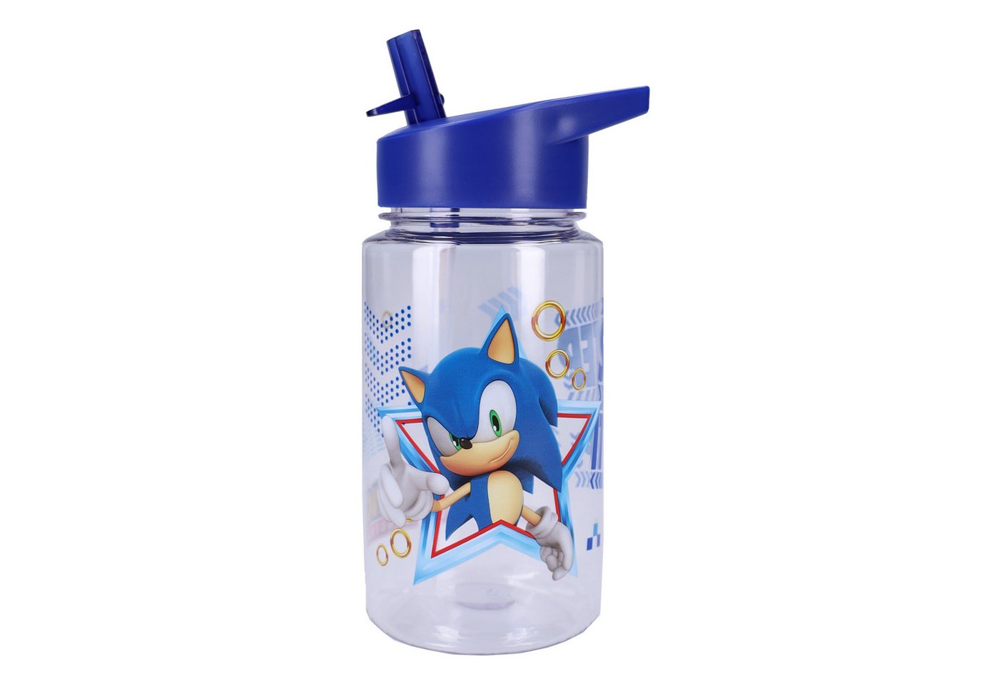 Sonic The Hedgehog Trinkflasche Trinkflasche Drink Up 450 ml für Schule und Freizeit
