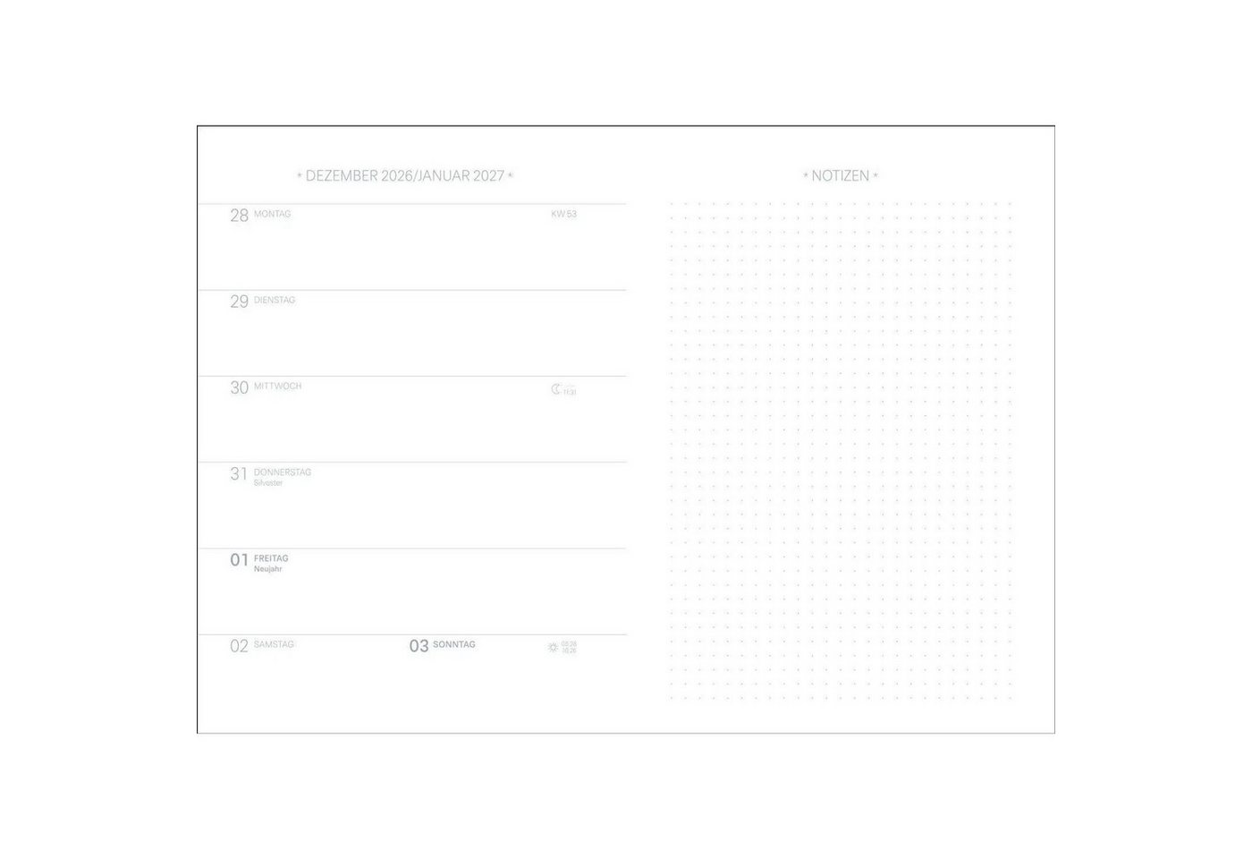 HEYE Taschenkalender Design Diary Japan 2027
