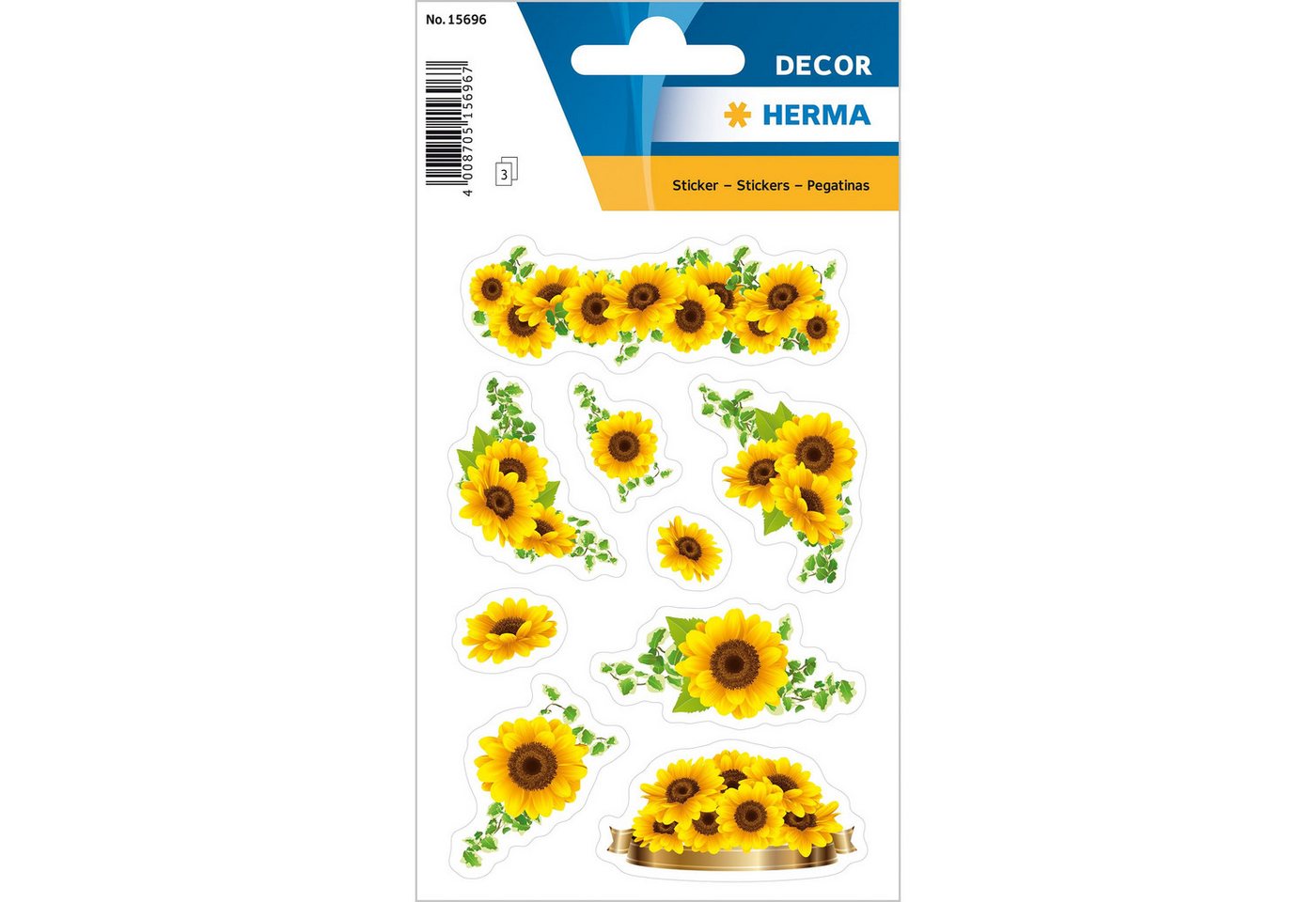 HERMA Sticker Herma Sticker DECOR Blumen Sonnenblumen 3 Bl Bild 2