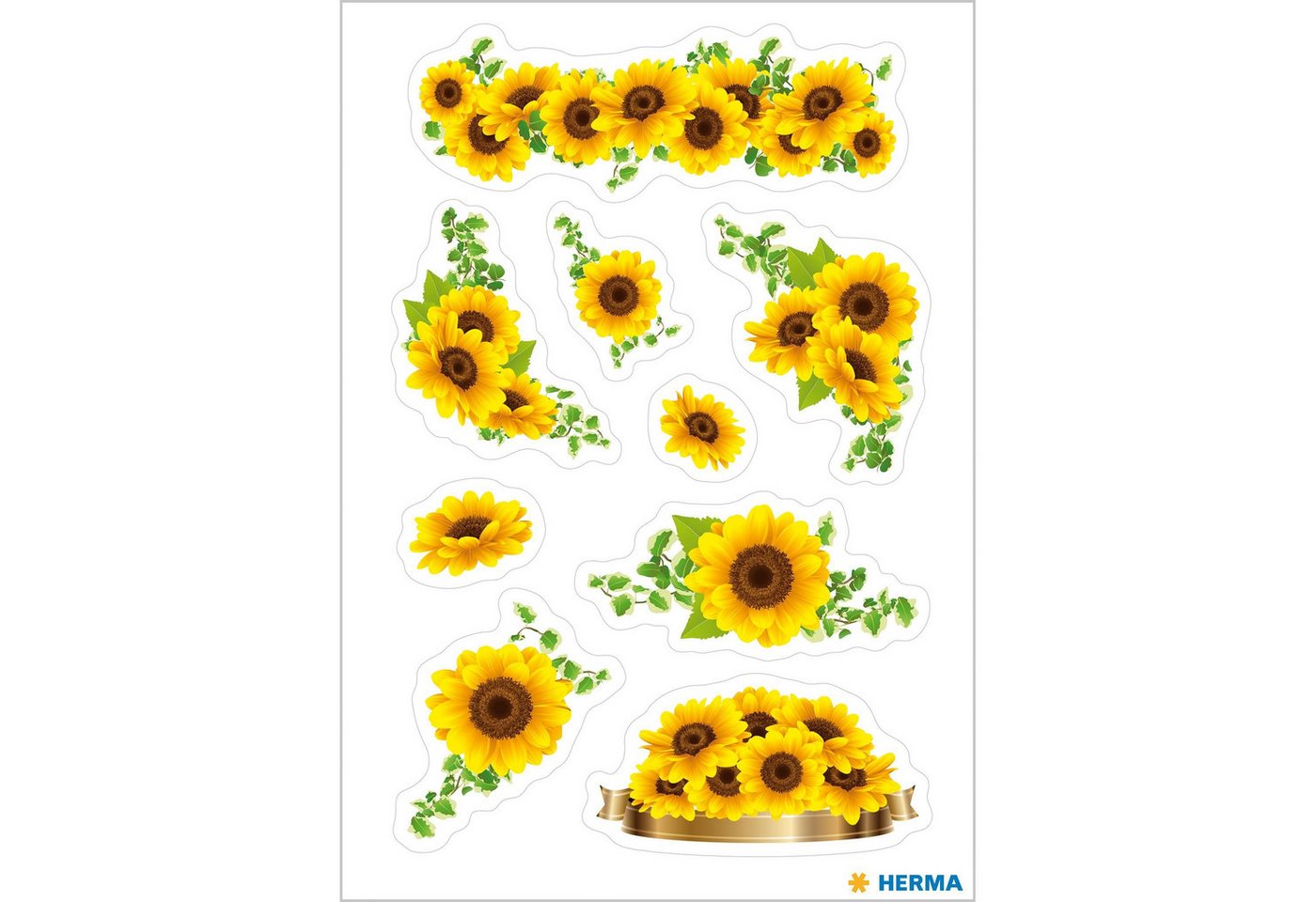 HERMA Sticker Herma Sticker DECOR Blumen Sonnenblumen 3 Bl Bild 3