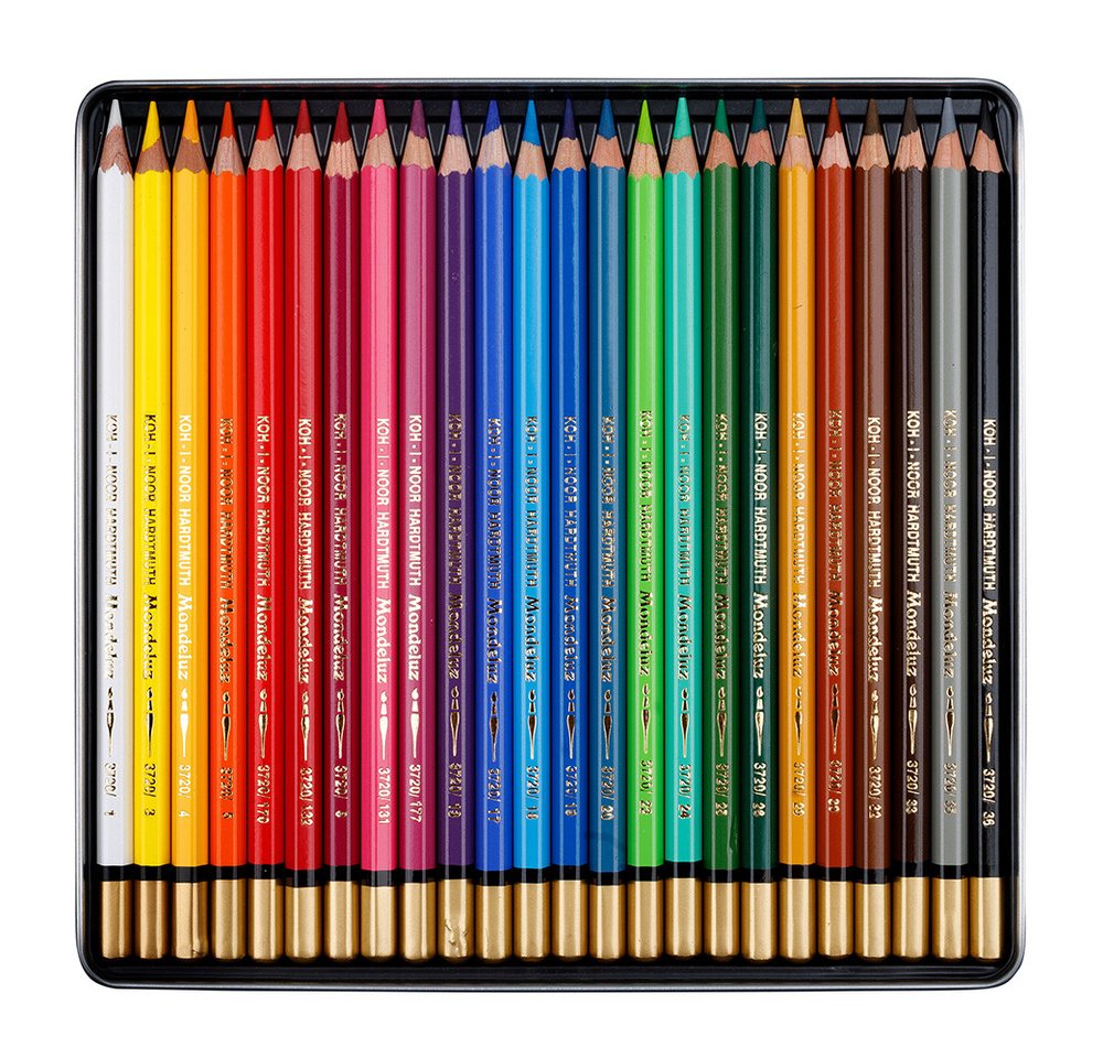 KOH-I-NOOR Buntstift KOH Buntstifte Aquarell Mondeluz 24er Metalletui Bild 2
