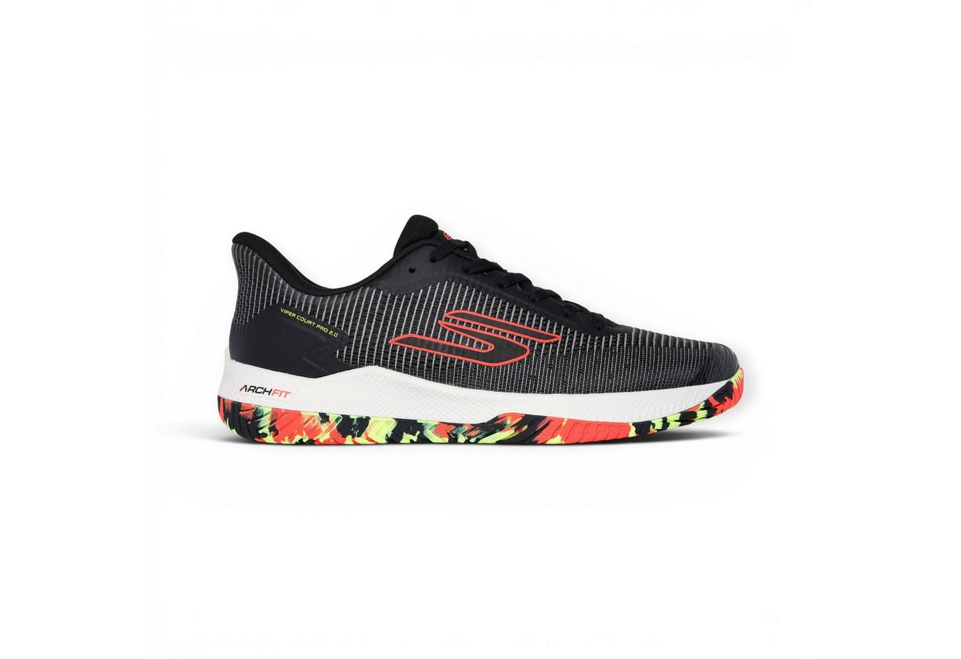 Skechers Viper Court Pro 2.0 Allcourt schwarz/bunt Herren Tennisschuh