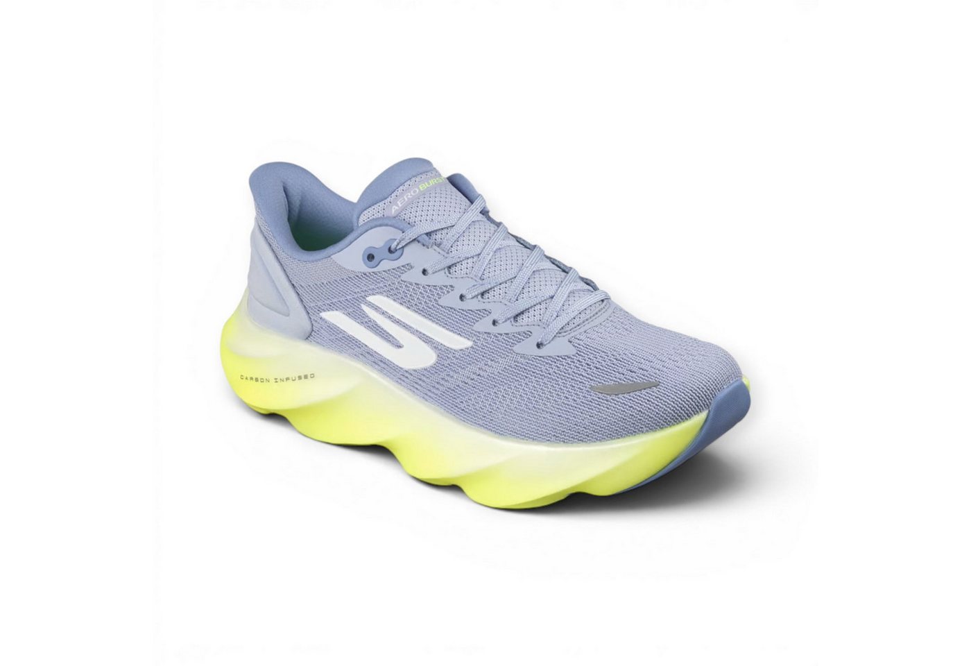 Skechers Aero Burst grau/gelb Damen Laufschuh Bild 3