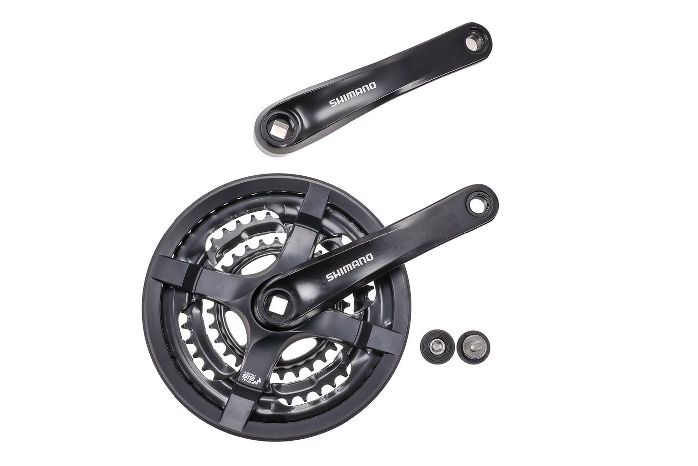 Shimano Fahrradkurbel SHIMANO 3 fach Kurbel FC-TY501 Antrieb 48-38-28 Zähne 175mm Armlänge Bild 5