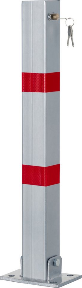 Stagecaptain Absperrpfosten PPP-70 SR Parkpfosten - Extra stabile Parksperre aus Stahl (1-tlg., inkl. Parkpfosten und Schlüssel), Stationäre Absperrung für Parkplätze Bild 2