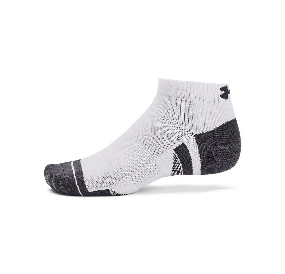 Under Armour® Sportsocken Under Armour Performance Tech 3pk Low Socken Weiß Polyester