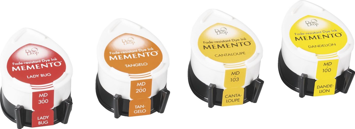 Knorr Prandell Stempel Stempelkissenset Memento Dew Drop Camp Fire