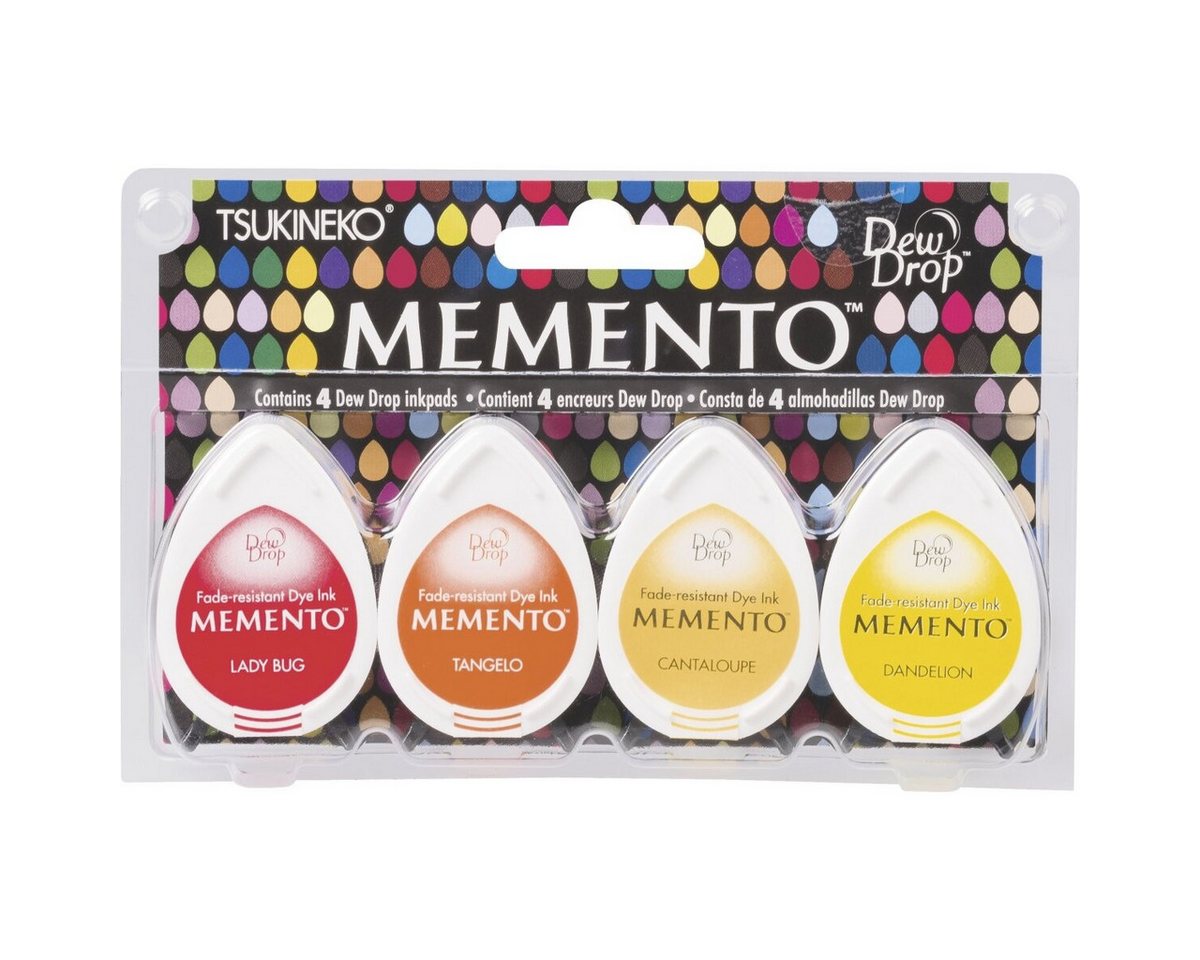 Knorr Prandell Stempel Stempelkissenset Memento Dew Drop Camp Fire Bild 2