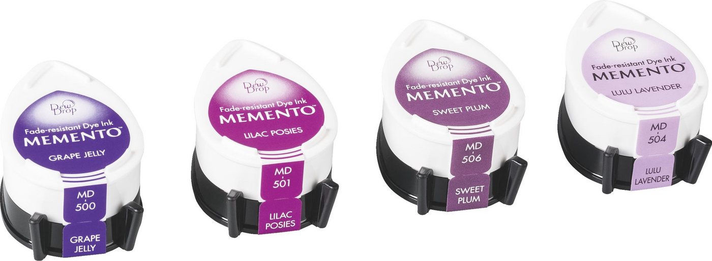 Knorr Prandell Stempel Stempelkissenset Memento Dew Drop Juicy Purples
